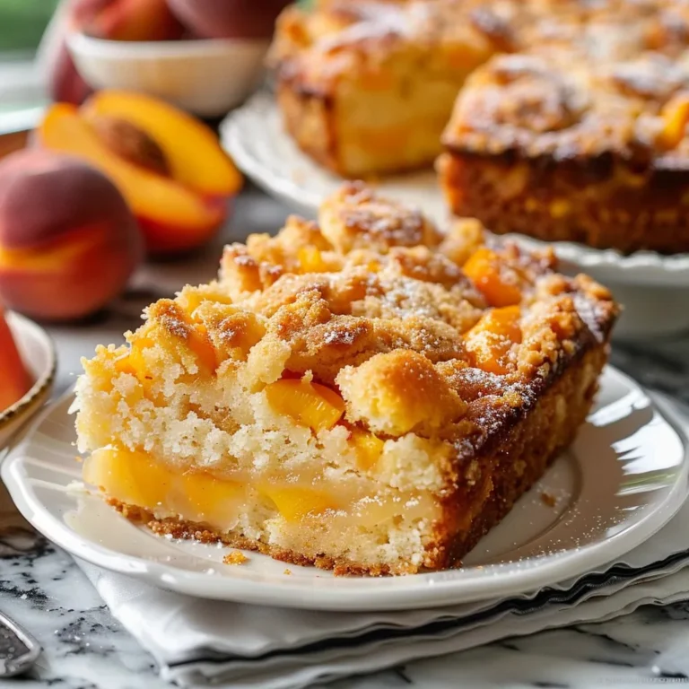 Peach Cobbler Pound Cake