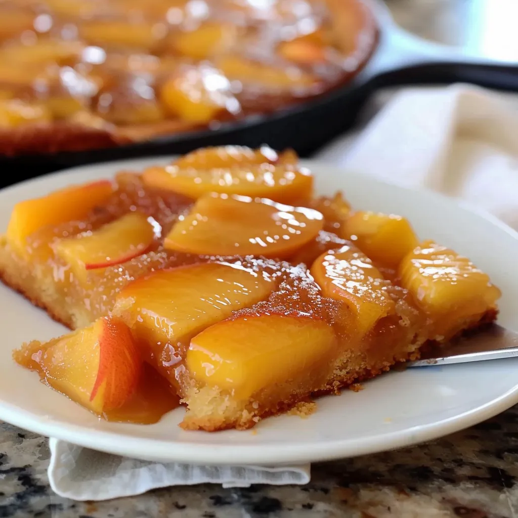 Peach Upside-Down Cake
