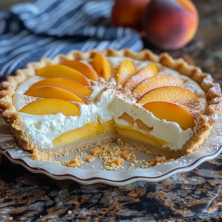 Peaches and Cream Pie