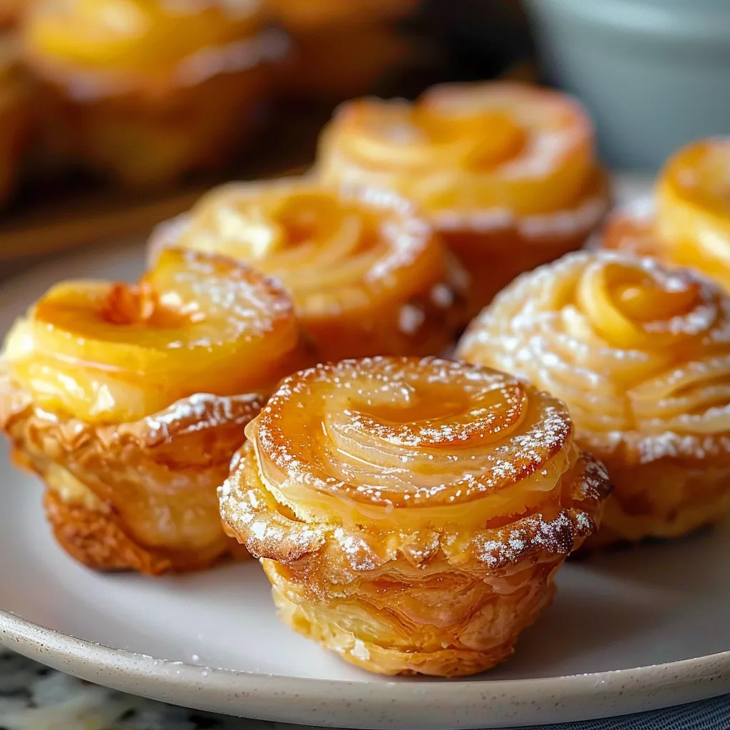 peach pie cruffins twist
