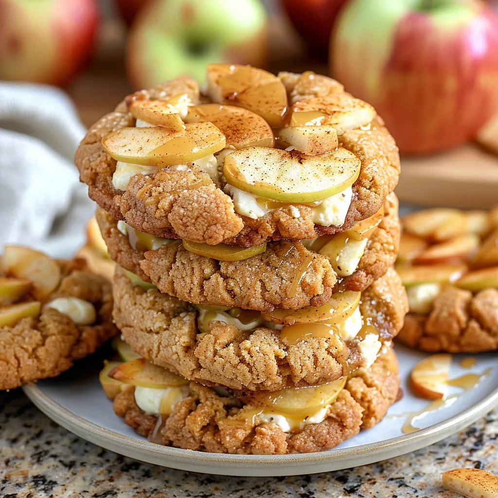 Apple Pie Cheesecake Cookies