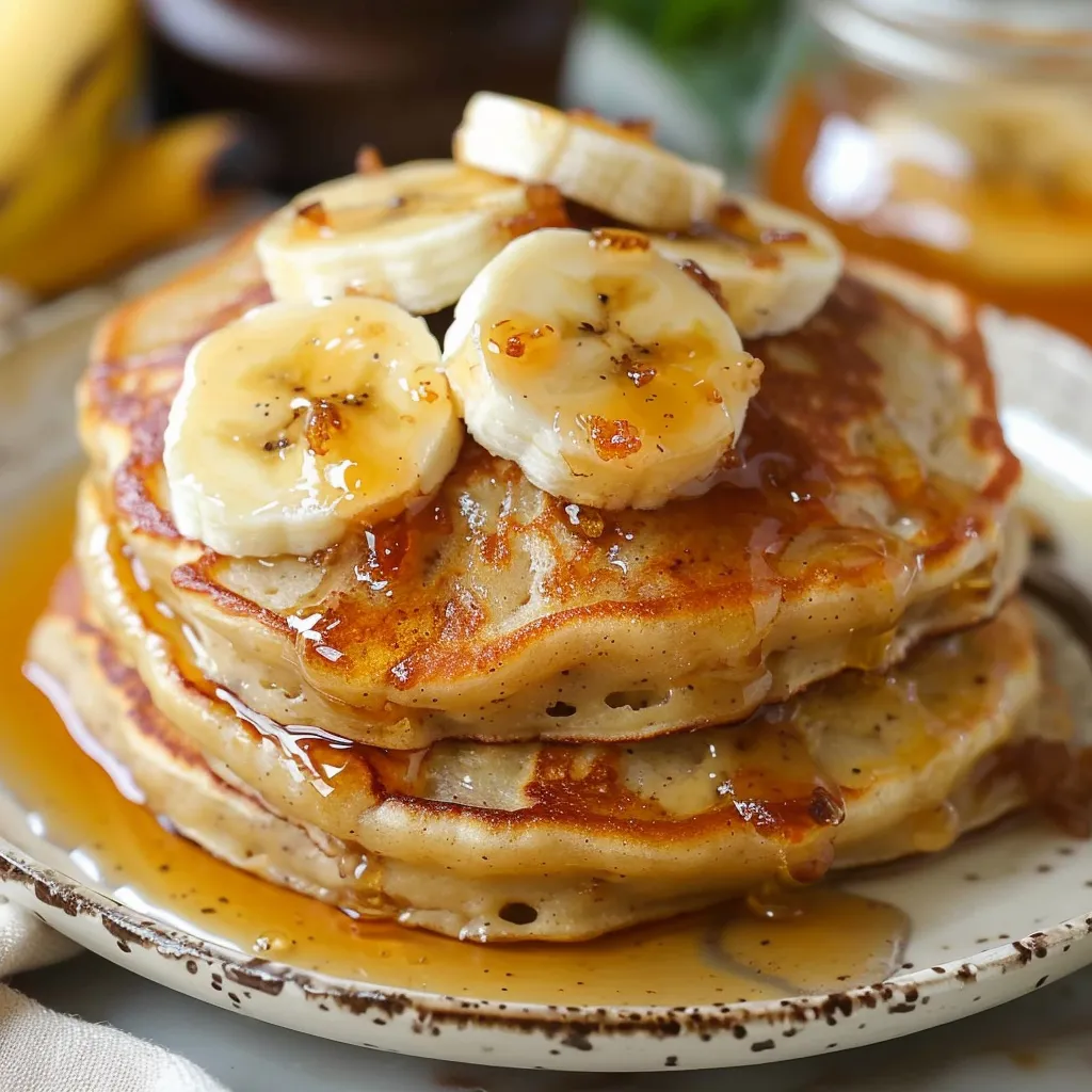 Brown Sugar Banana Pancakes