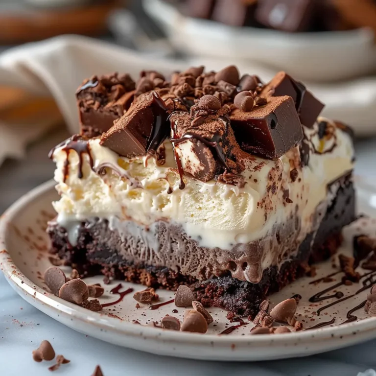 Brownie Ice Cream Cake