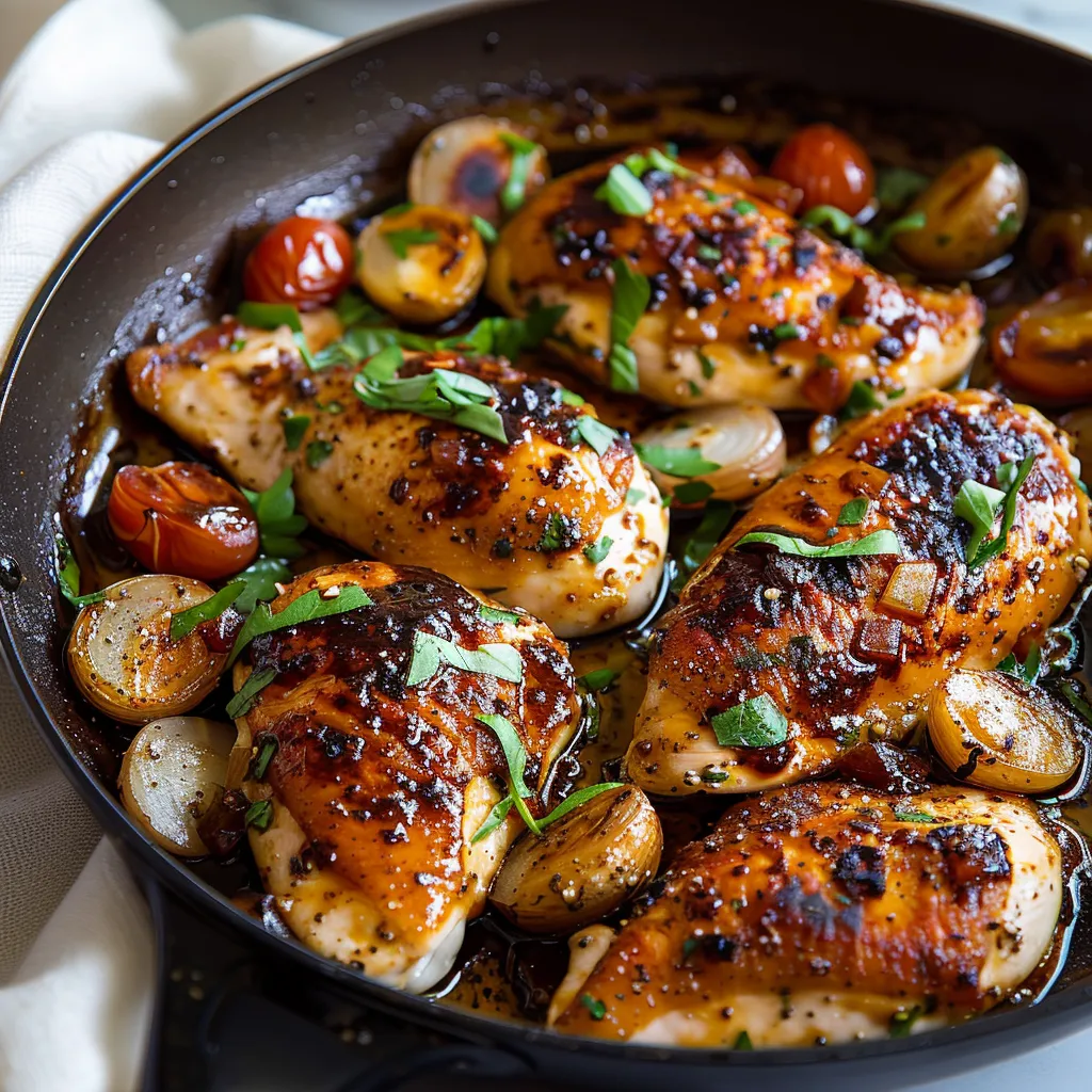 One Pan Balsamic Chicken