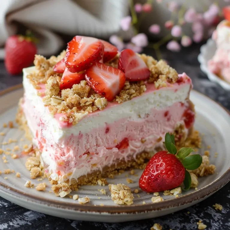 Strawberry Crunch Cheesecake Recipe