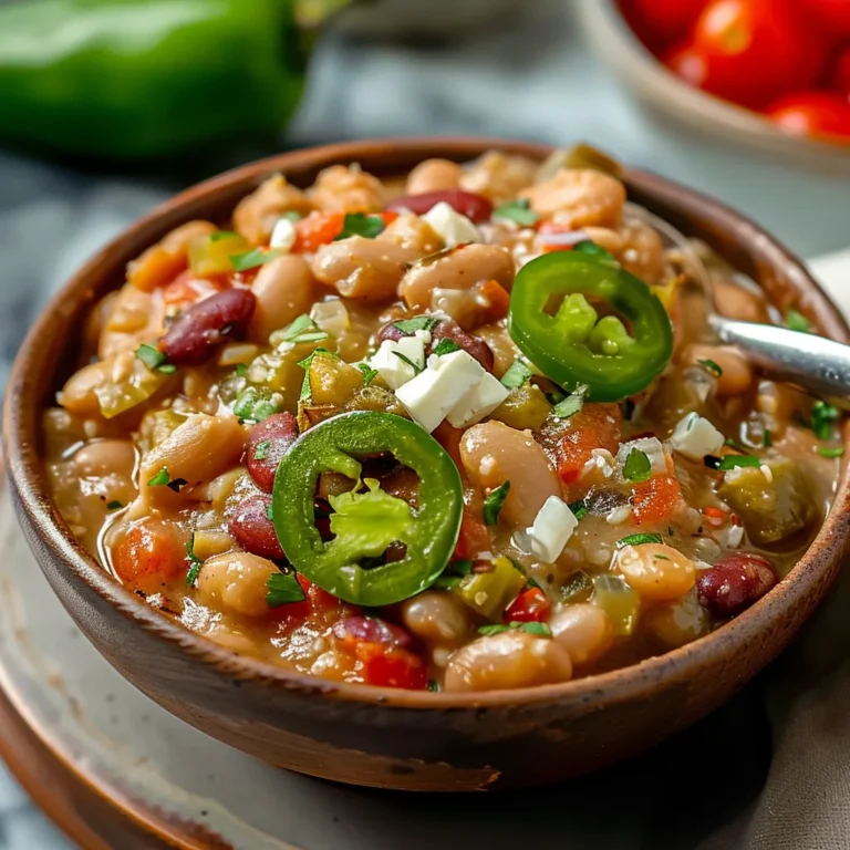 Authentic Hatch Chile Beans