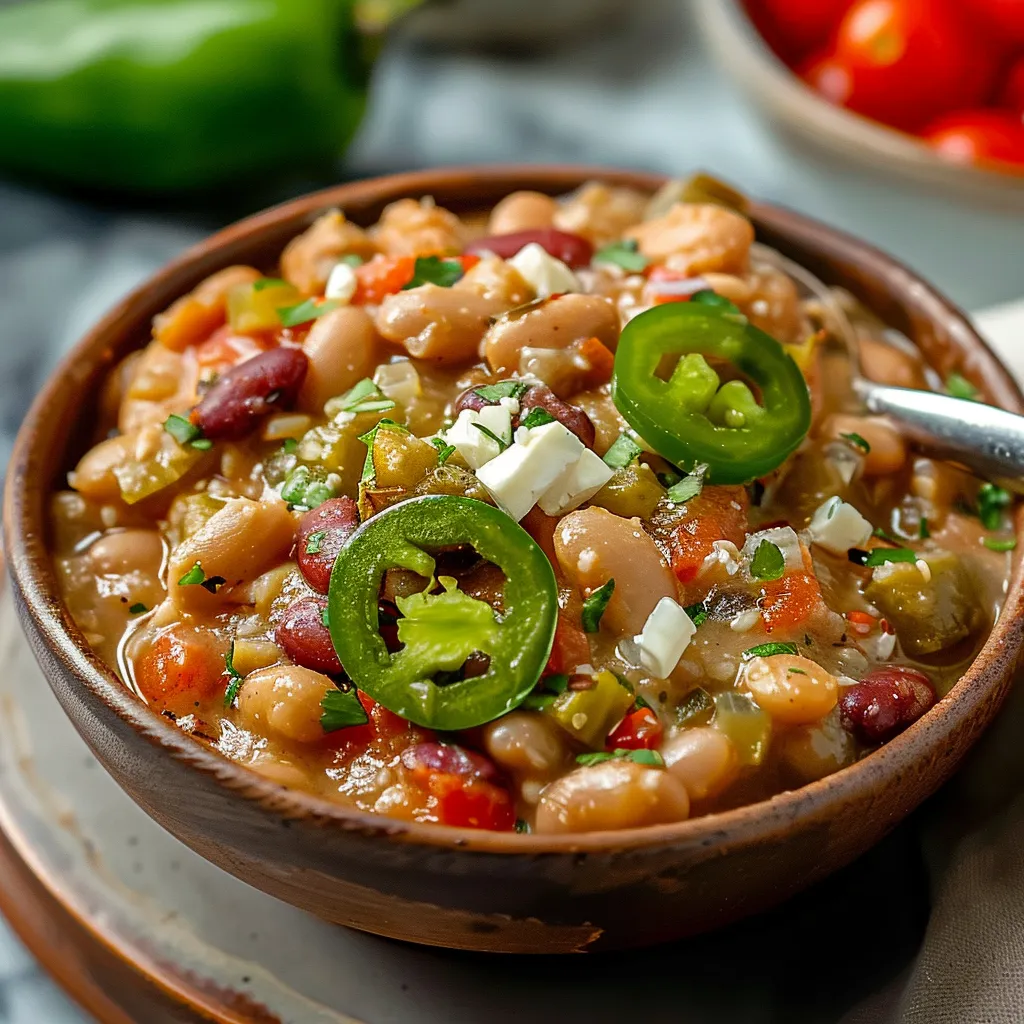 Authentic Hatch Chile Beans