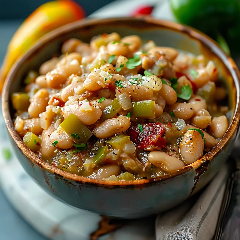 Authentic Hatch Chile Beans