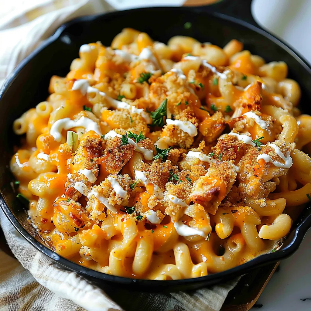 Buffalo Chicken Macaroni and Cheese