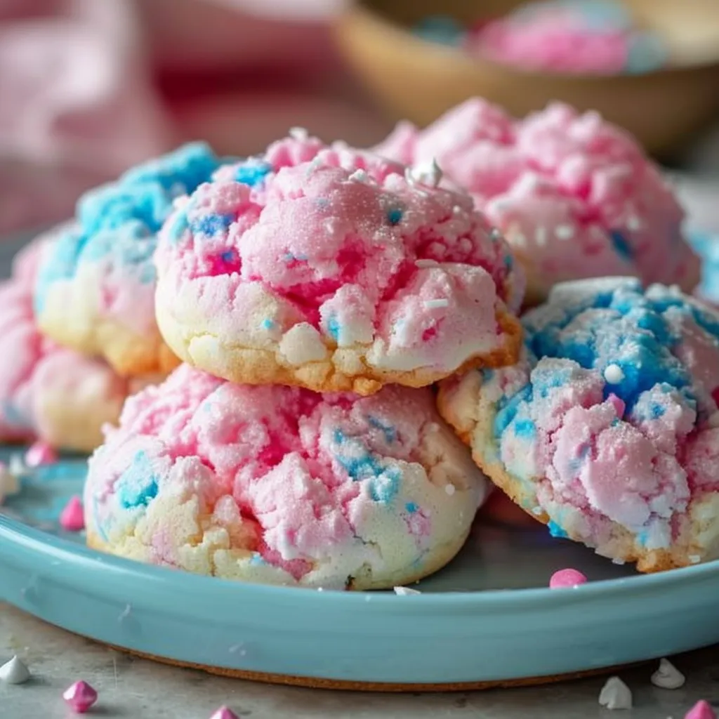 COTTON CANDY COOKIES