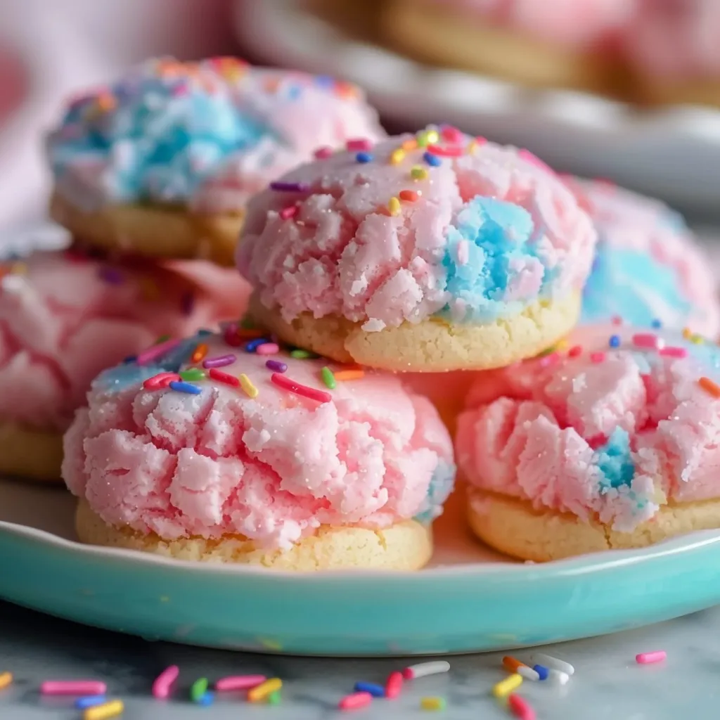 COTTON CANDY COOKIES