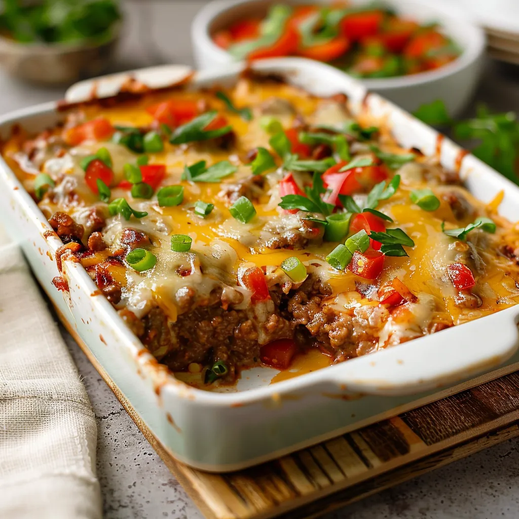 Cheesy Low Carb Philly Cheesesteak Casserole