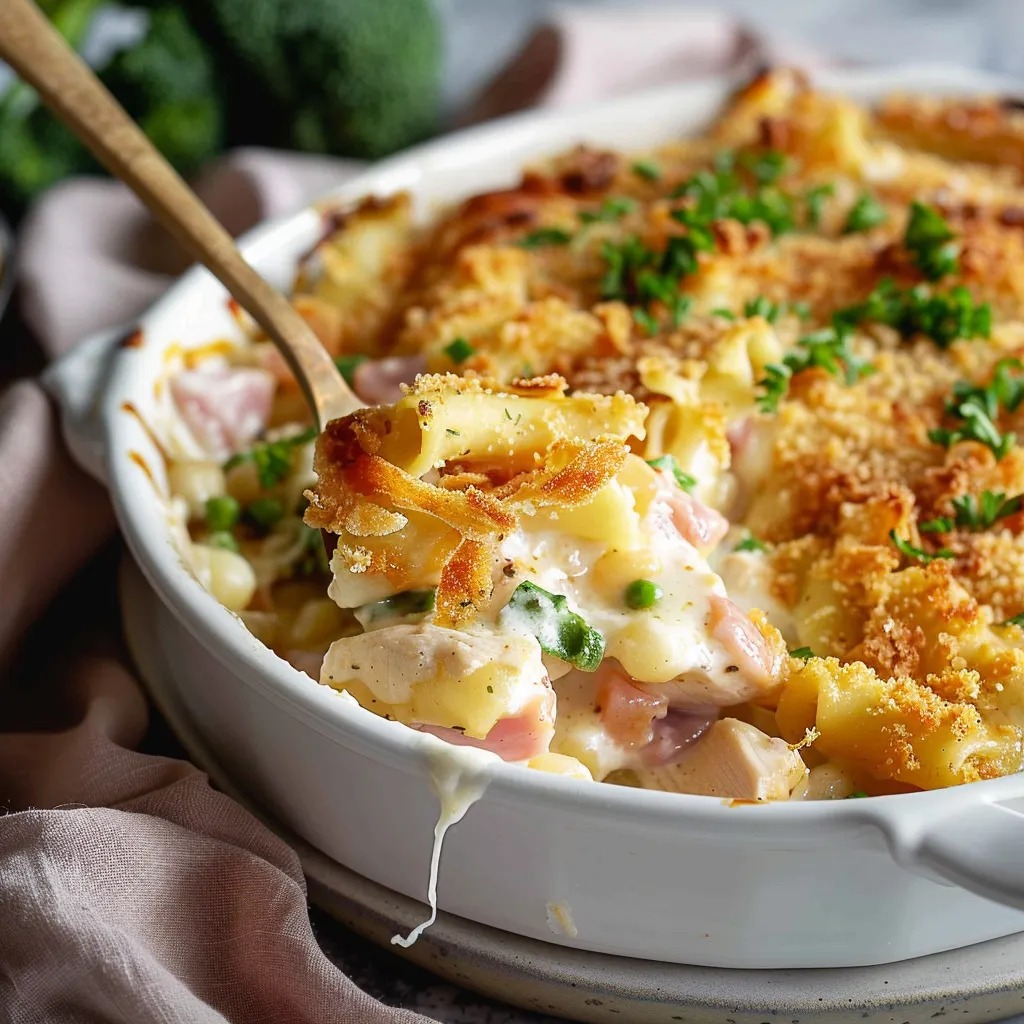 Chicken Cordon Bleu Casserole