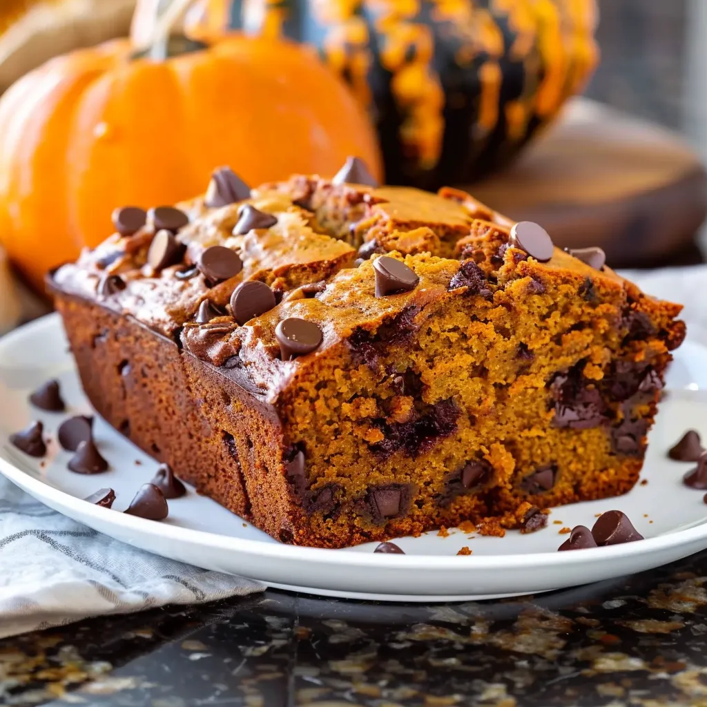 Chocolate Chip Pumpkin Bread