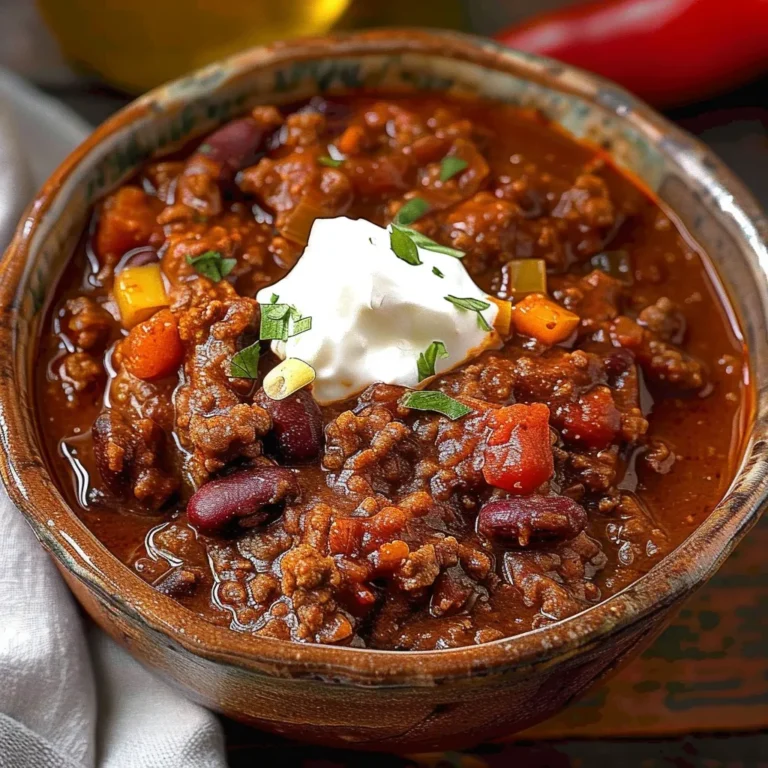 Classic Texas Chili (No Beans)