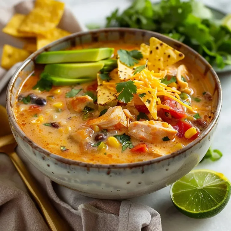 Creamy Chicken Tortilla Soup