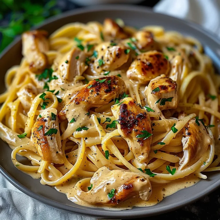 Creamy Cowboy Butter Chicken Linguine