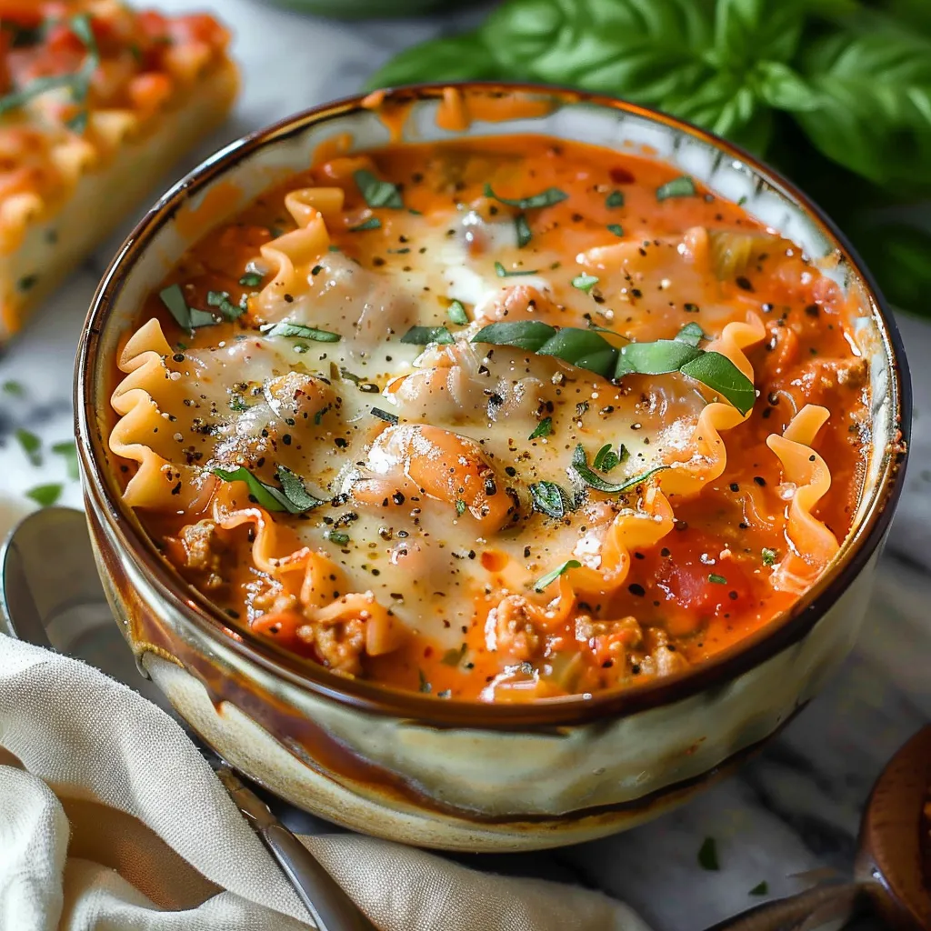 Creamy Lasagna Soup