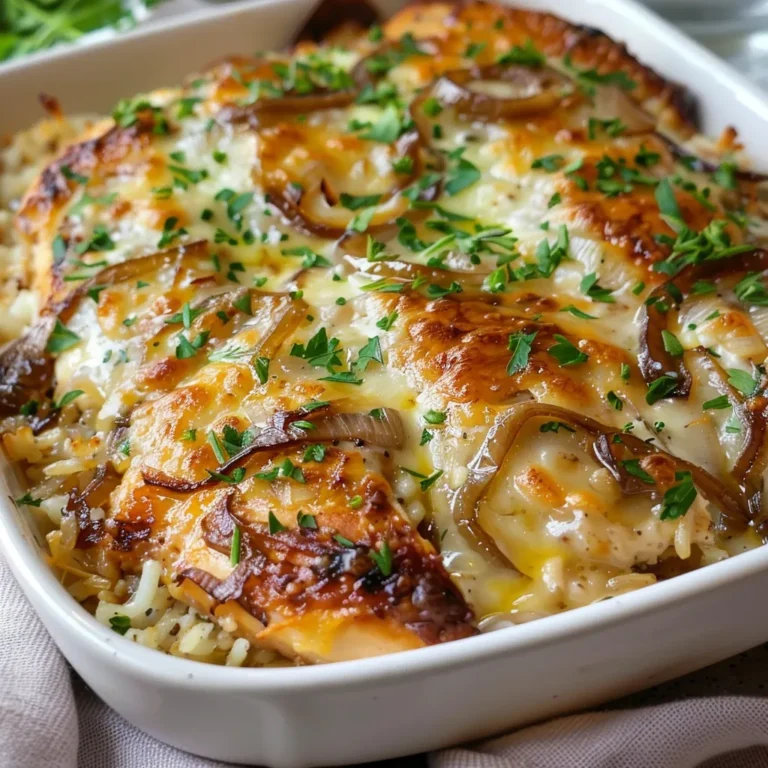 French Onion Chicken & Rice
