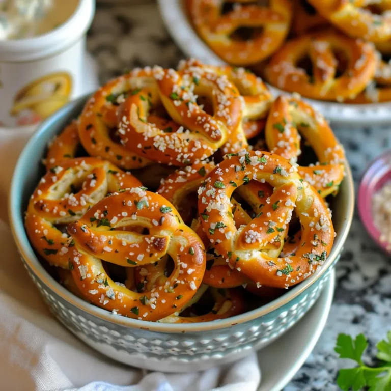 Garlic Ranch Pretzels