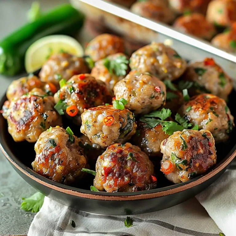 JALAPENO PEPPER JACK SAUSAGE BALLS