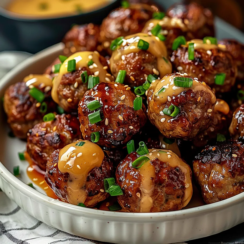 Korean BBQ Meatballs