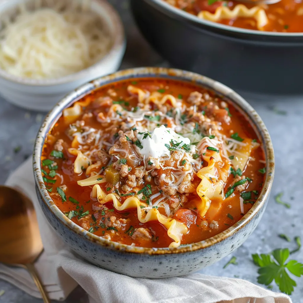 Lasagna Soup