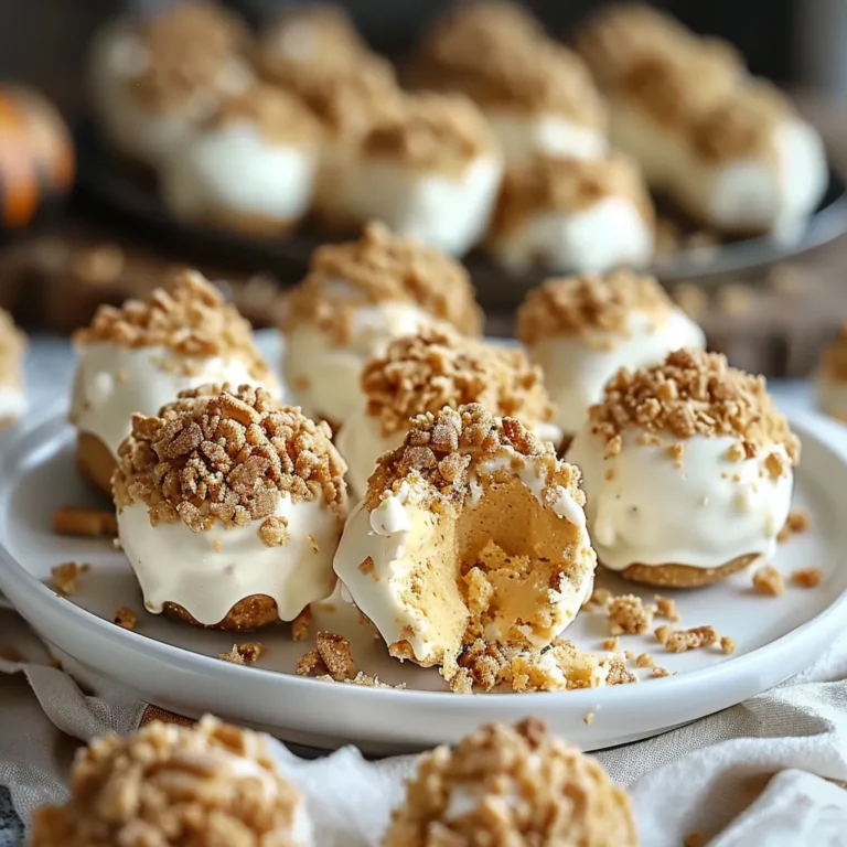 NO BAKE PUMPKIN CHEESECAKE BALLS
