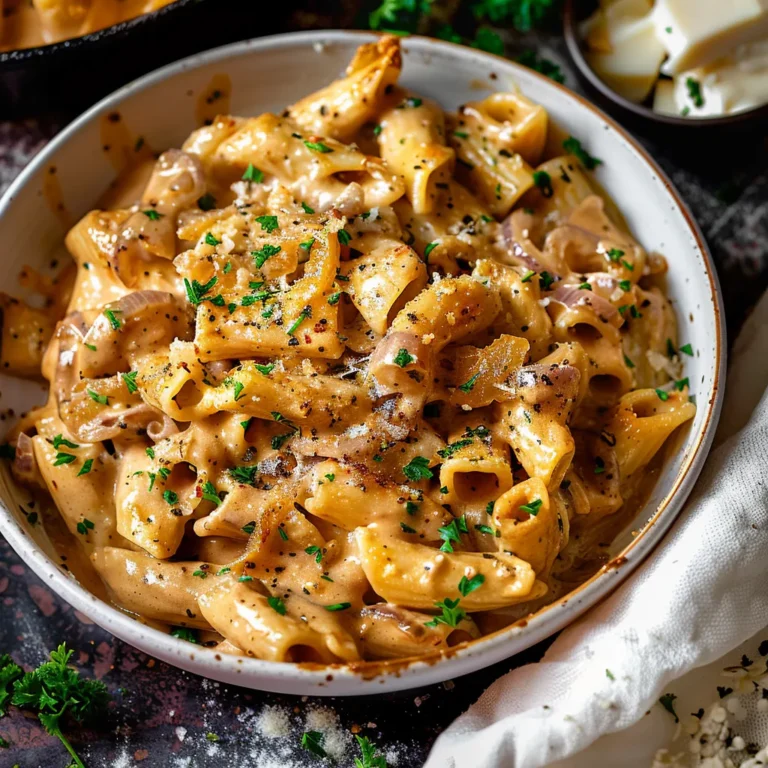 ONE POT FRENCH ONION PASTA