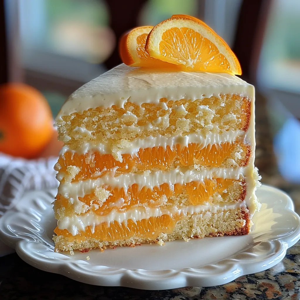 Orange Creamsicle Cake