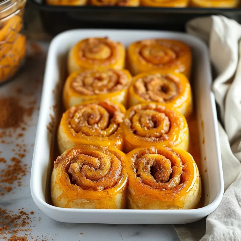 PUMPKIN CINNAMON ROLLS