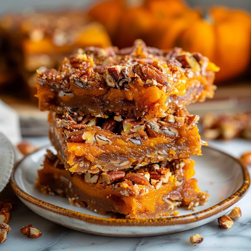 PUMPKIN MAGIC BARS