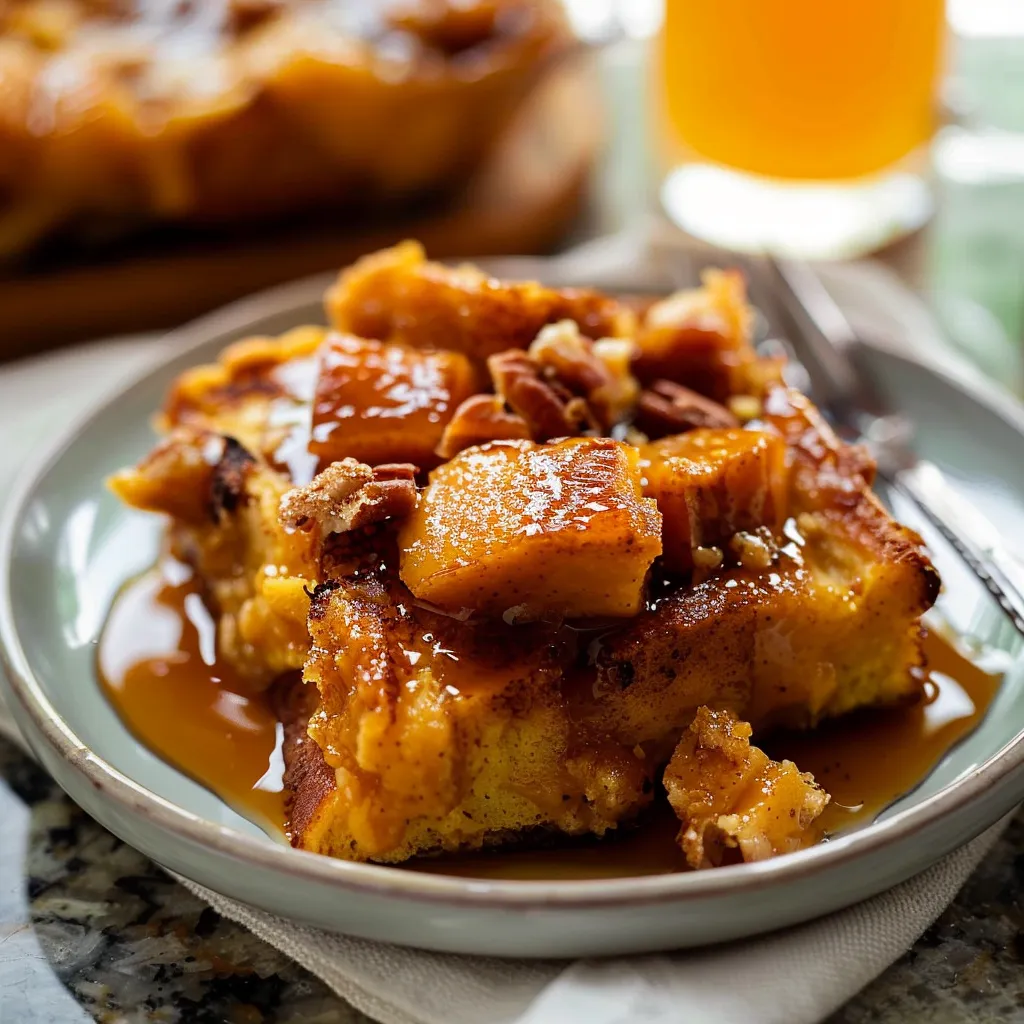 Pumpkin French Toast Casserole
