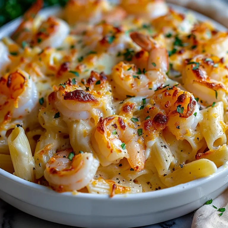 Shrimp Scampi Pasta Bake