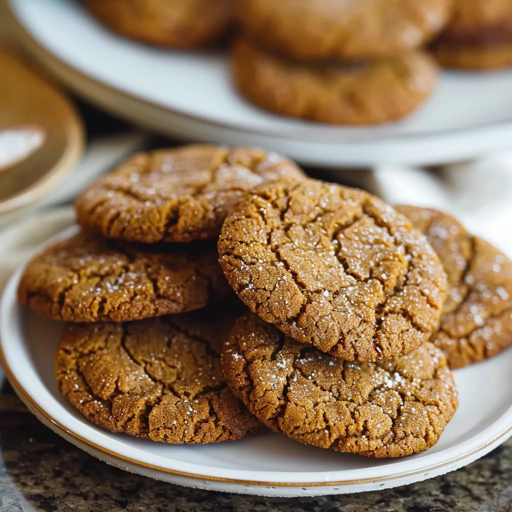Soft Molasses Cookies