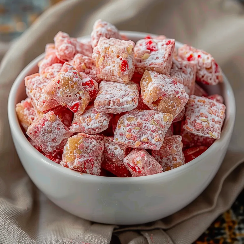 Strawberry Shortcake Puppy Chow
