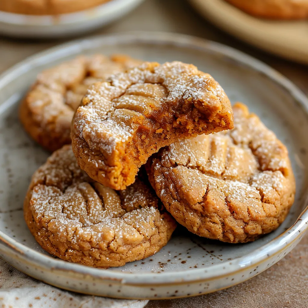 Vegan Pumpkin Pie Cookies