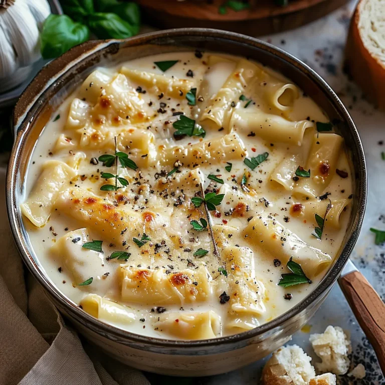 White Lasagna Soup