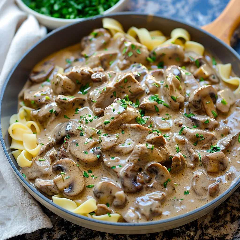 Beef Stroganoff