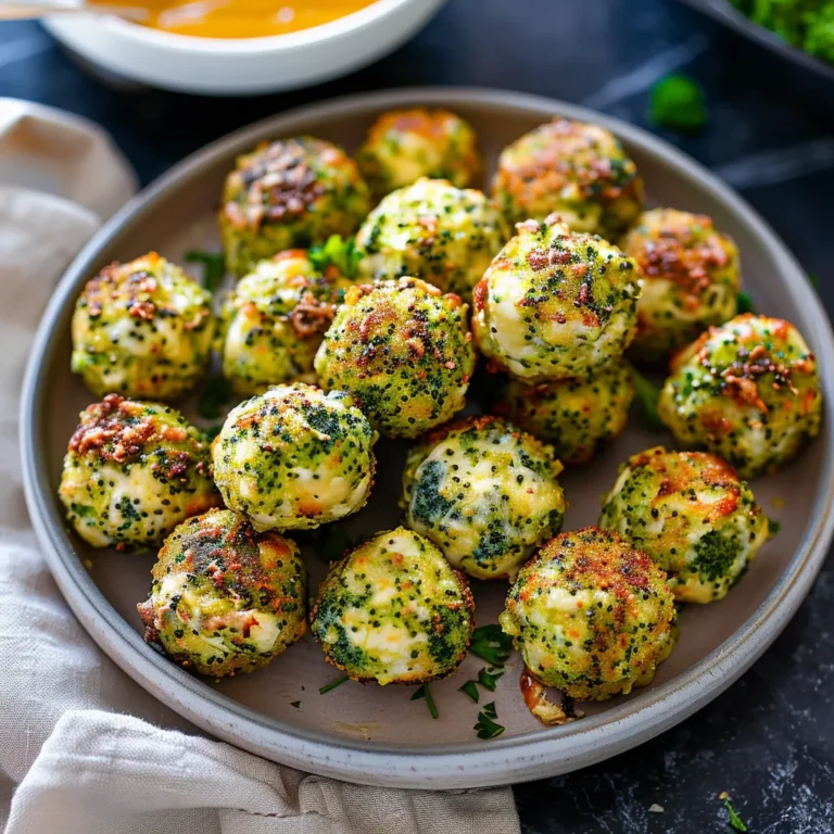 Broccoli Cheese Balls: Low Carb Keto