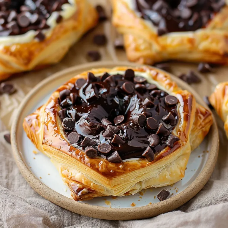 Chocolate Cream Cheese Danish