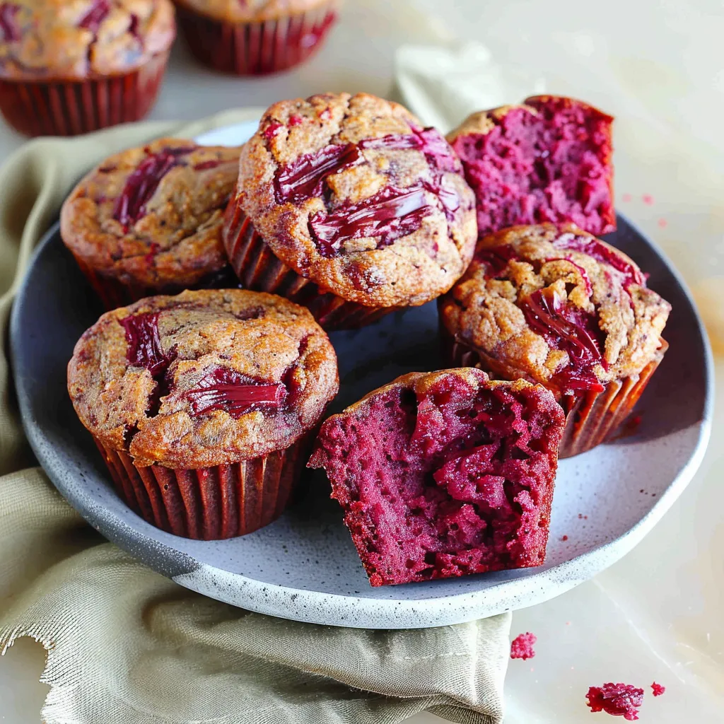Cozy Beet Muffins