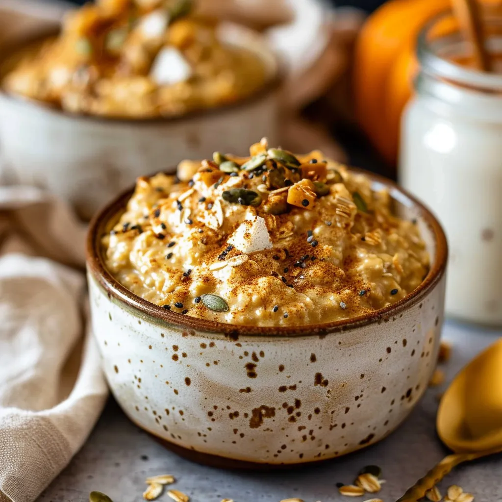 Creamy Pumpkin Overnight Oats