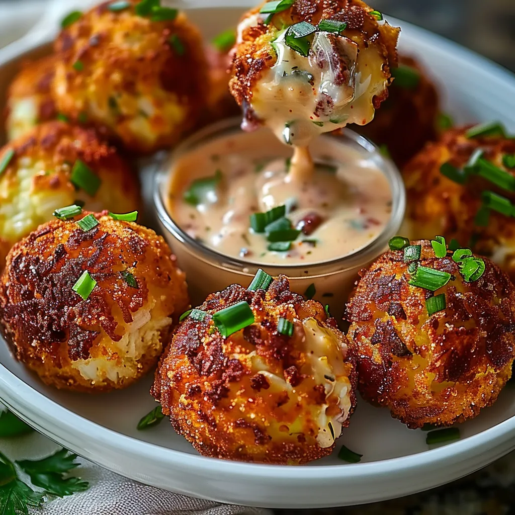 Easy Reuben Balls Recipe with Spicy Thousand Island Dip