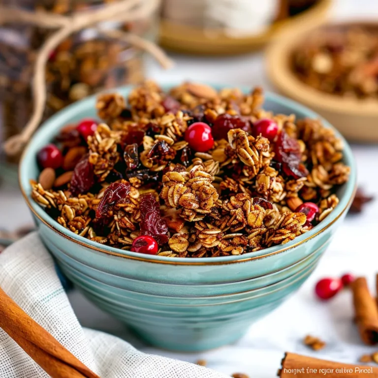 Gingerbread Granola
