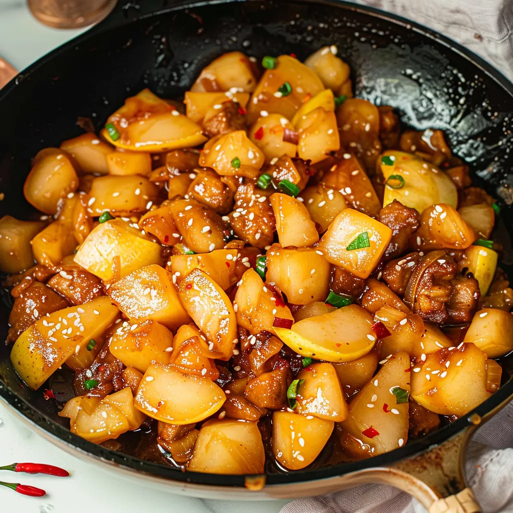 Hearty Pear Stir Fry