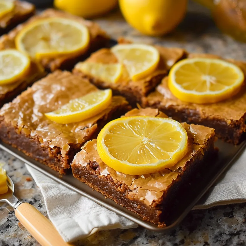 Lemon Brownies