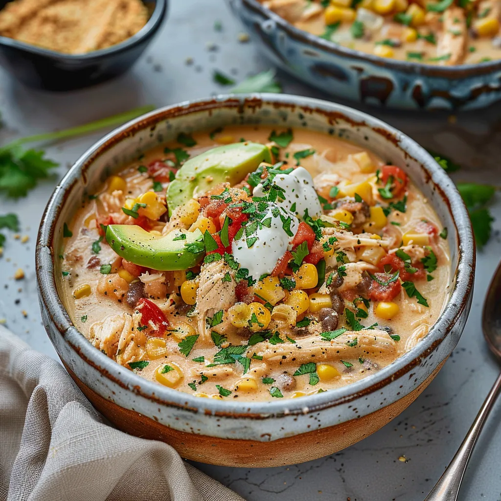 Mexican Street Corn White Chicken Chili