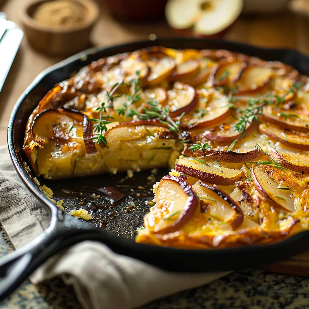 Roasted Pear Frittata