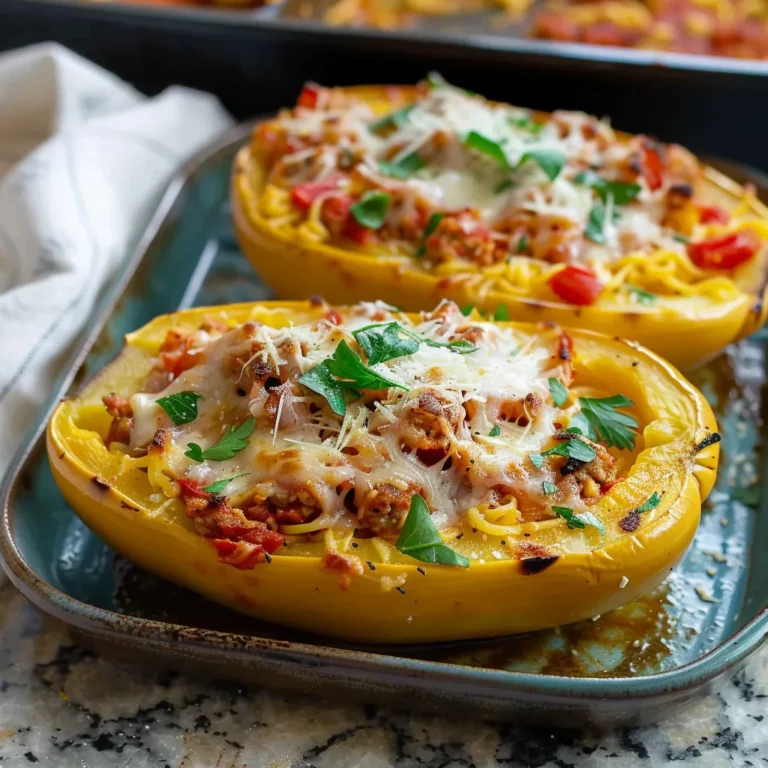 STUFFED SPAGHETTI SQUASH